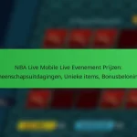NBA Live Mobile Live Evenement Prijzen: Gemeenschapsuitdagingen, Unieke items, Bonusbeloningen