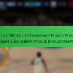 NBA Live Mobile Live Evenement Prijzen: Prestatie mijlpalen, Exclusieve inhoud, Bonuspakketten