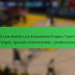 NBA Live Mobile Live Evenement Prijzen: Toernooi beloningen, Speciale evenementen, Unieke bonussen